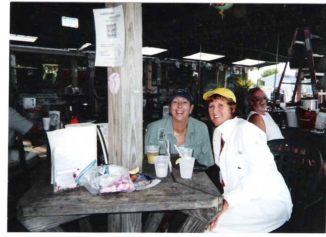 Louise and Chloe at Dockside in Marathon