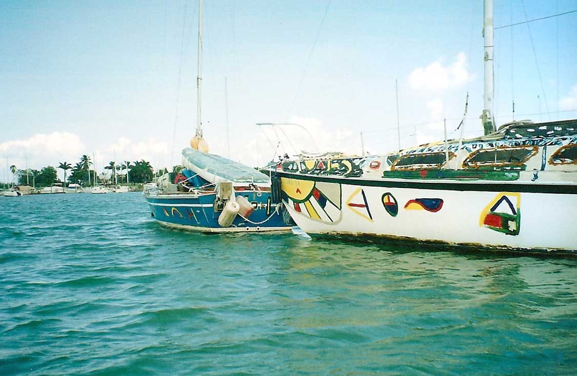 Boats in Boot Key Harbor, Marathon Florida