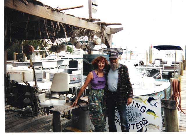 Innkeeper Chloe and Ed at Robbie's in Islamorada, Florida