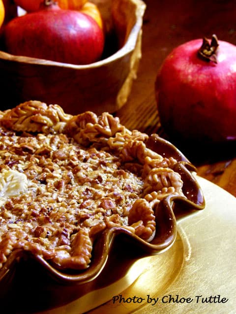 Recipe for Bourbon Pecan Pie - a southern favorite from Big Mill Bed and Breakfast