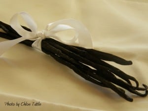 Vanilla-bean used in bed & breakfast recipes at Big Mill in Williamston, North Carolina