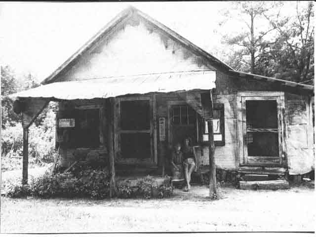 Miss-Sadie-&-Chloe-at-store Big Mill Gristmill, namesake for Big Mill B&B near Greenville, NC