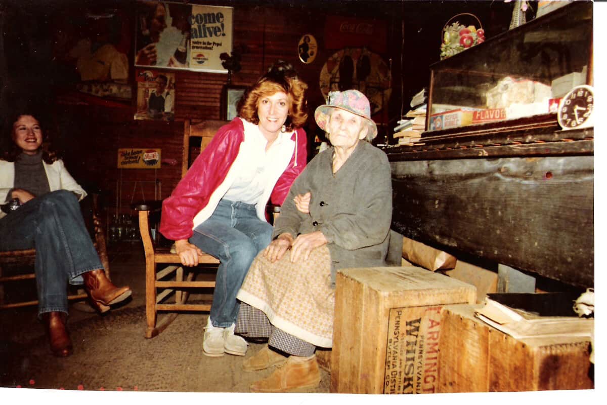 Miss Sadie and Chloe inside store lo res Big Mill Country store in Williamston, NC