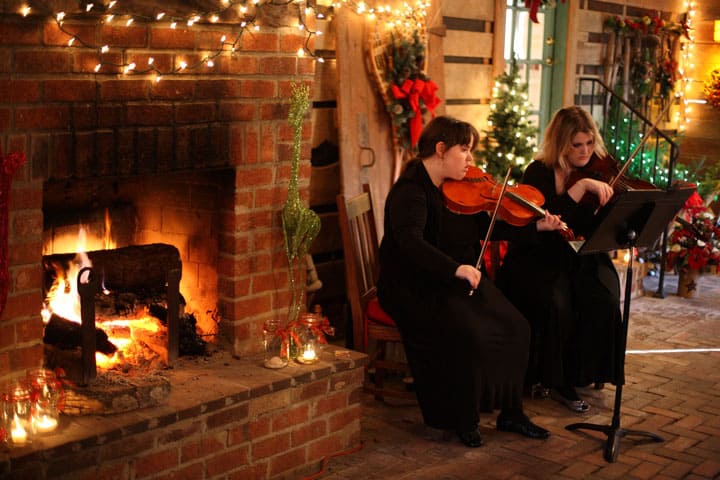 Christmas at Romantic Big Mill B&B in Williamston, NC