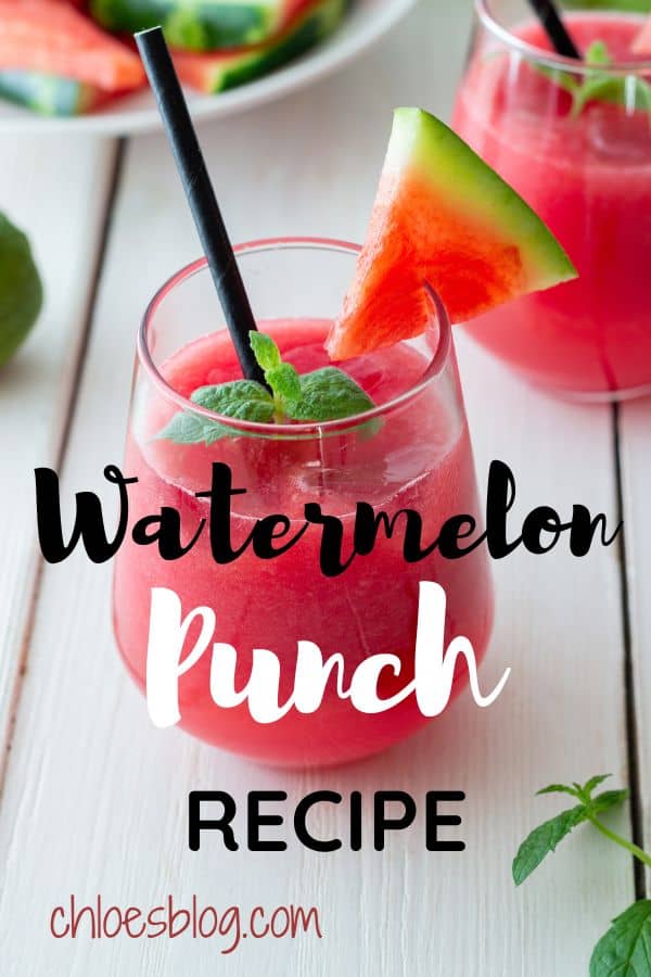 Watermelon Punch Recipe for Two
