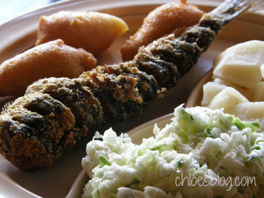 Herring served at Cypress Grill on the Roanoke | chloesblog.com