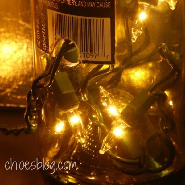 Wine Bottle Lights photo from Chloes Blog