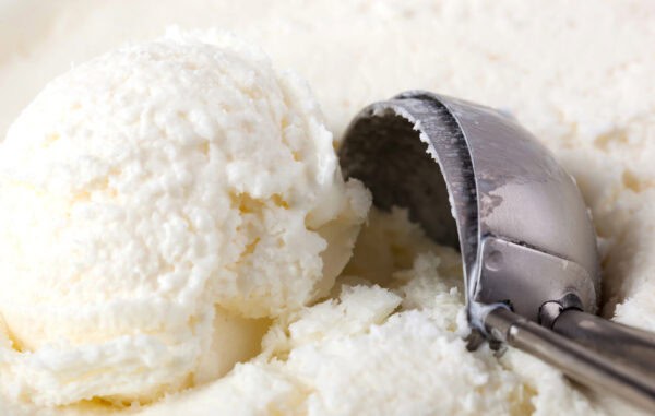 Snow Cream made with fresh fallen snow on farm at Big Mill B&B