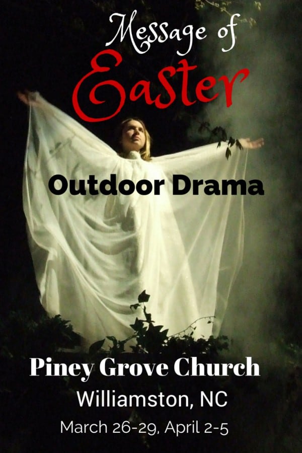 Don't miss the free outdoor drama the Message of Easter held every year in the small community of Farm Life, NC in eastern NC | www.chloesblog.bigmill.com/message-of-easter-outdoor-drama-2 Don't miss the free outdoor drama the Message of Easter held every year in the small community of Farm Life, NC in eastern NC | www.chloesblog.bigmill.com/message-of-easter-outdoor-drama-2