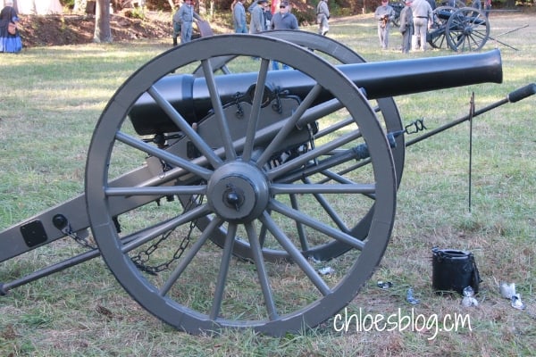 Photo of Civil War Canon at Battle of Ft. Branch reenactment in NC