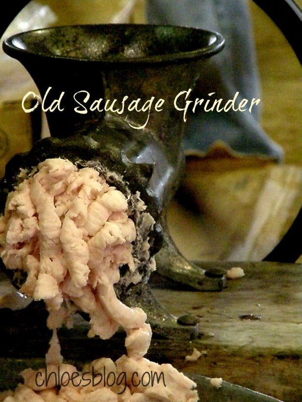 Old Sausage-grinder at Farm Fair in Williamston NC | chloesblog.bigmill.com/heritage-williamston-equipment