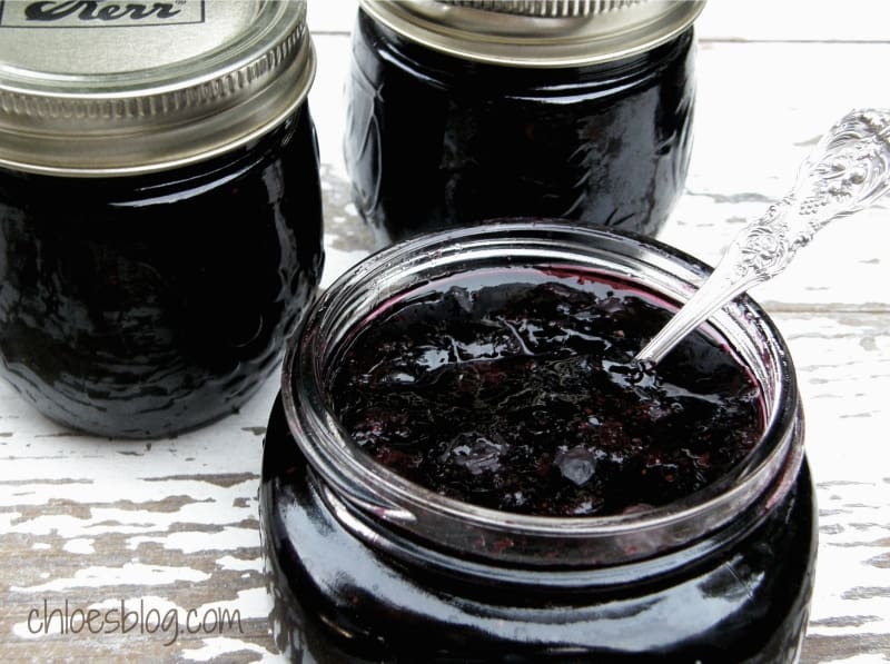 Canning blueberry jam recipe a NC bed & breakfast recipe