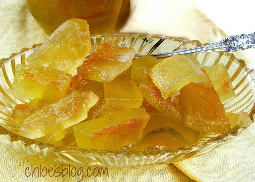 This old southern Watermelon rind pickle recipe has a secret ingredient @Bigmill | www.chloesblog.bigmill.com/watermelon-rind-pickles-secret-recipe