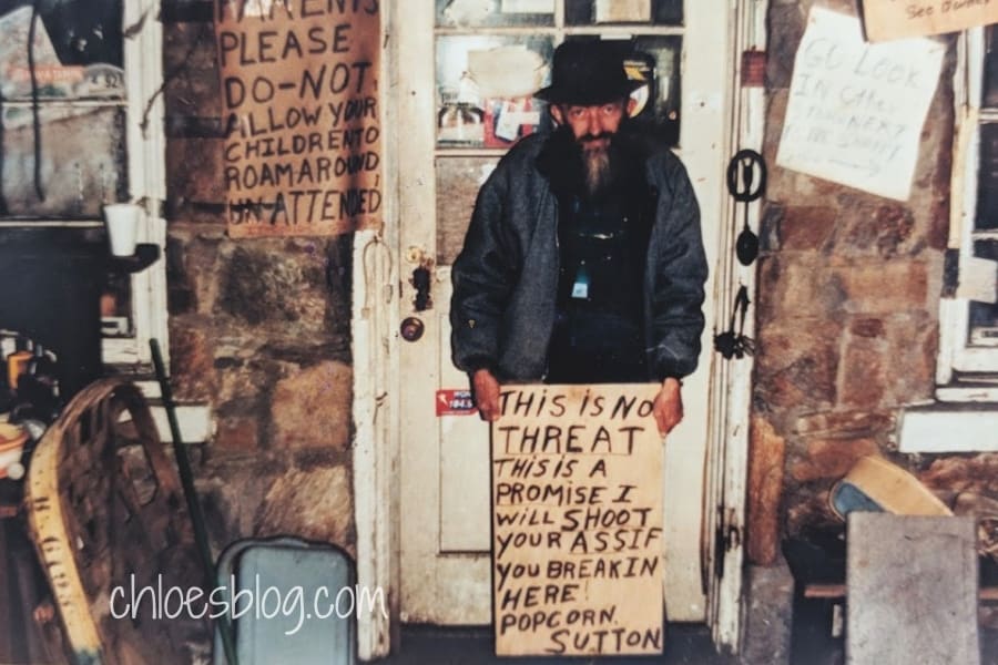 Popcorn Sutton SIgn photo 