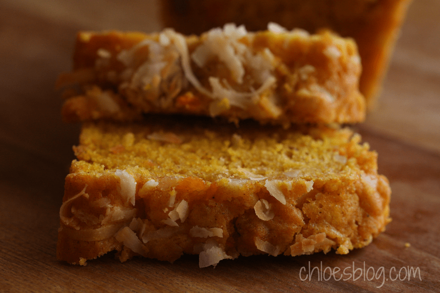 Pumpkin-Coconut Bread photo from Big Mill B&B