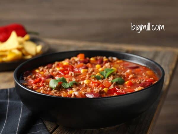 Hurricane Chili made at Big Mill B&B