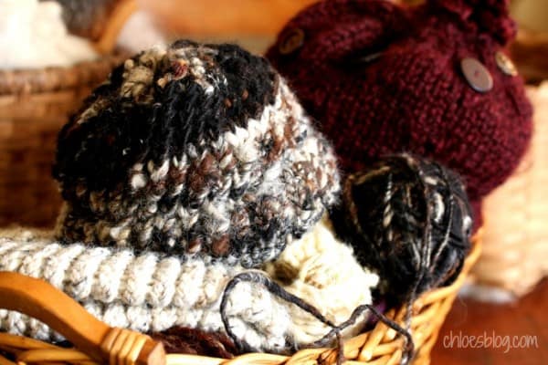 Hand-spun-knit-hat by Chloe | https://chloesblog.bigmill.com/spinning-and-knitting-alpaca-fleece