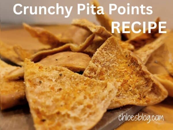 Crunchy Pita Points Recipe by Chloe