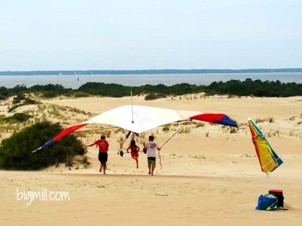 Hang gliding at Jockey's RIdge